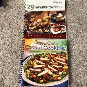 Pampered Chef Cook Books - set of 2